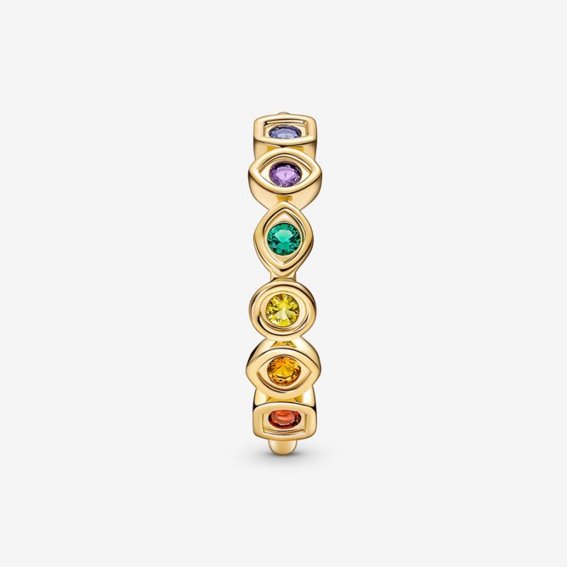 Pandora Marvel The Avengers Infinity Stones Ring Gold Plated | 192GMRJQT