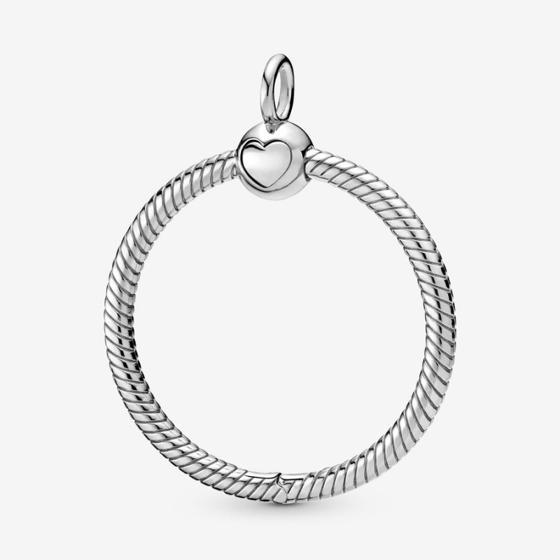 Pandora Moments Medium O Pendant Sterling Silver | 719THDSVP