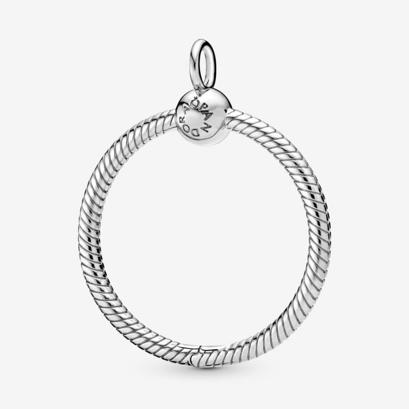 Pandora Moments Medium O Pendant Sterling Silver | 719THDSVP