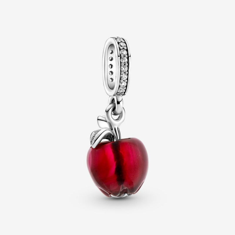 Pandora Murano Glass Red Apple Dangle Charm Sterling Silver | 867VJTDNK