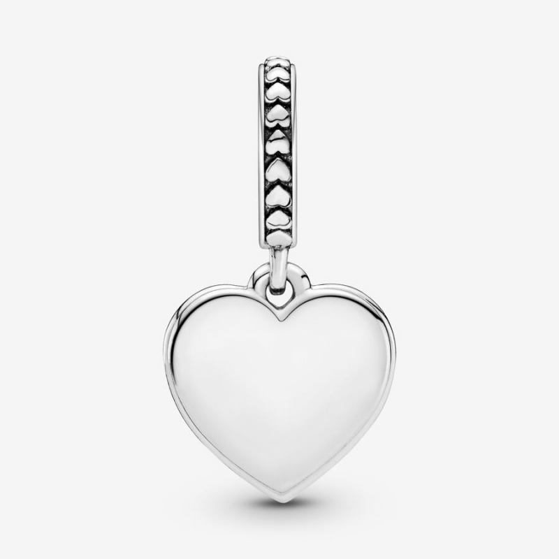 Pandora My Wife Always Heart Dangle Charm Sterling Silver | 240PJHWKF