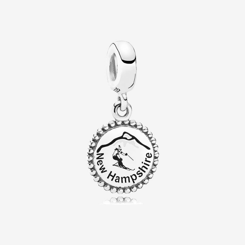 Pandora NH Ski Dangle Sterling Silver | 358DJYIOQ