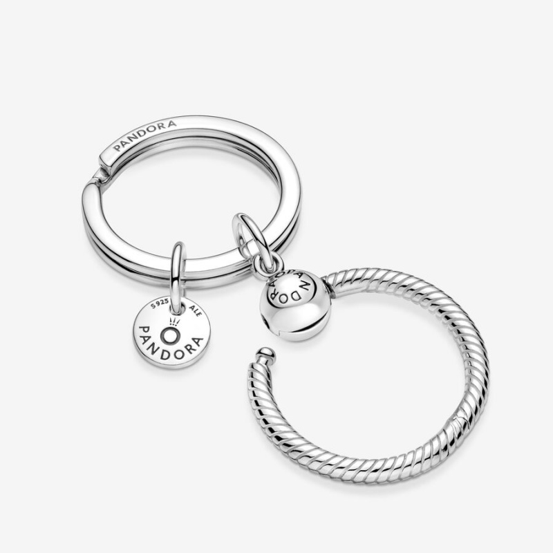 Pandora November Birthday Key Ring Charm Holder Set | 308IEQNUH