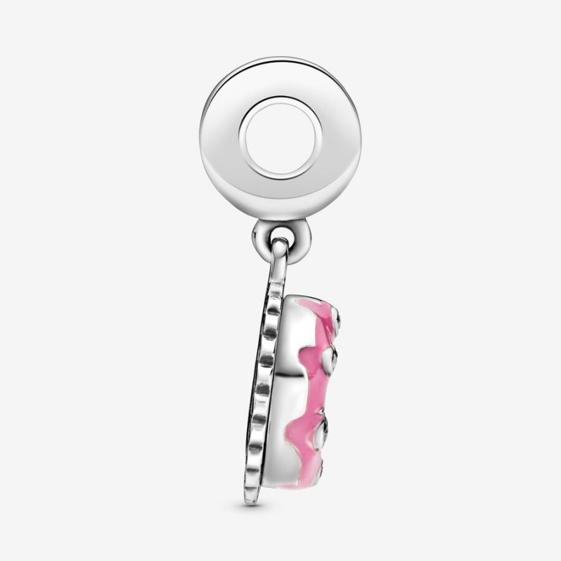 Pandora Pink Birthday Cake Dangle Charm Sterling Silver | 401MBIJOC