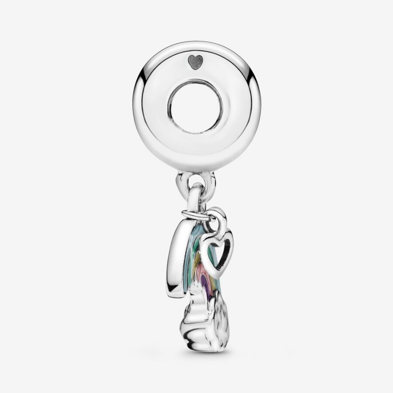 Pandora Rainbow and Cloud Dangle Charm Sterling Silver | 697AXBEOW