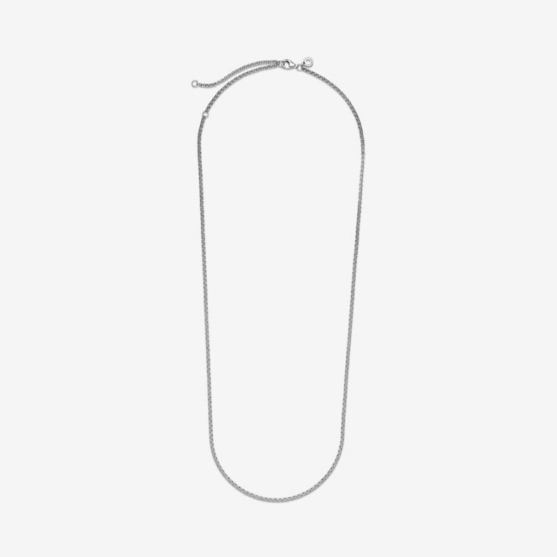 Pandora Rolo Chain Necklace Sterling Silver | 479YIVQUR