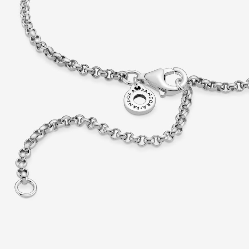 Pandora Rolo Chain Necklace Sterling Silver | 479YIVQUR