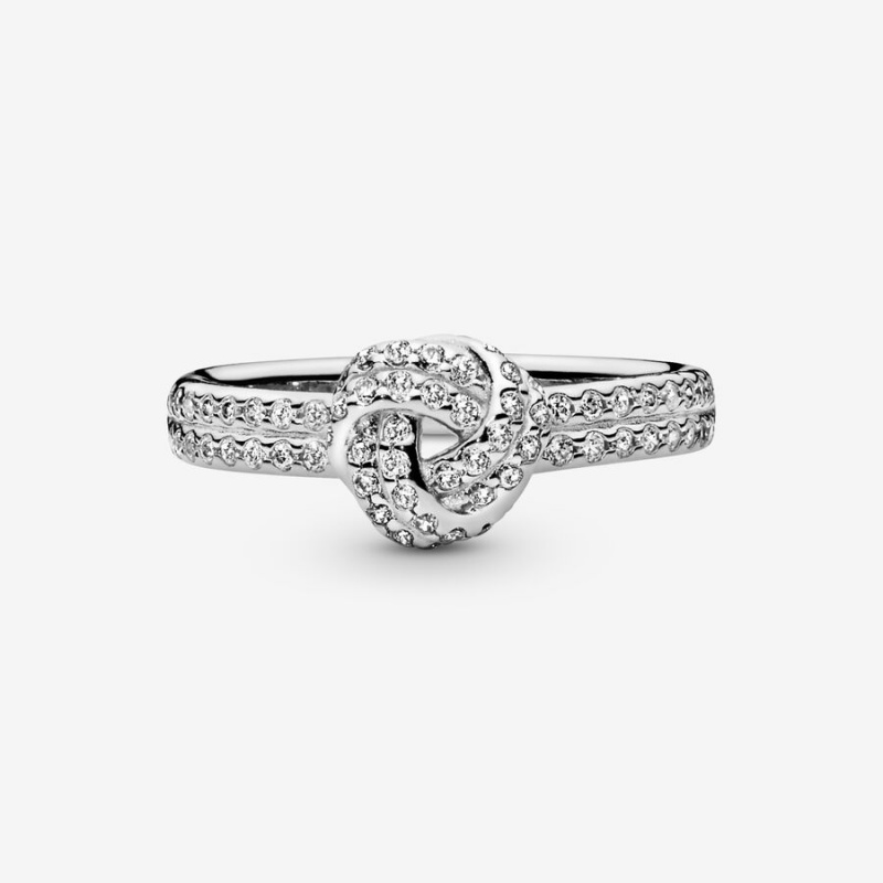 Pandora Shimmering Knot Ring - FINAL SALE Sterling Silver | 870LOEUDH