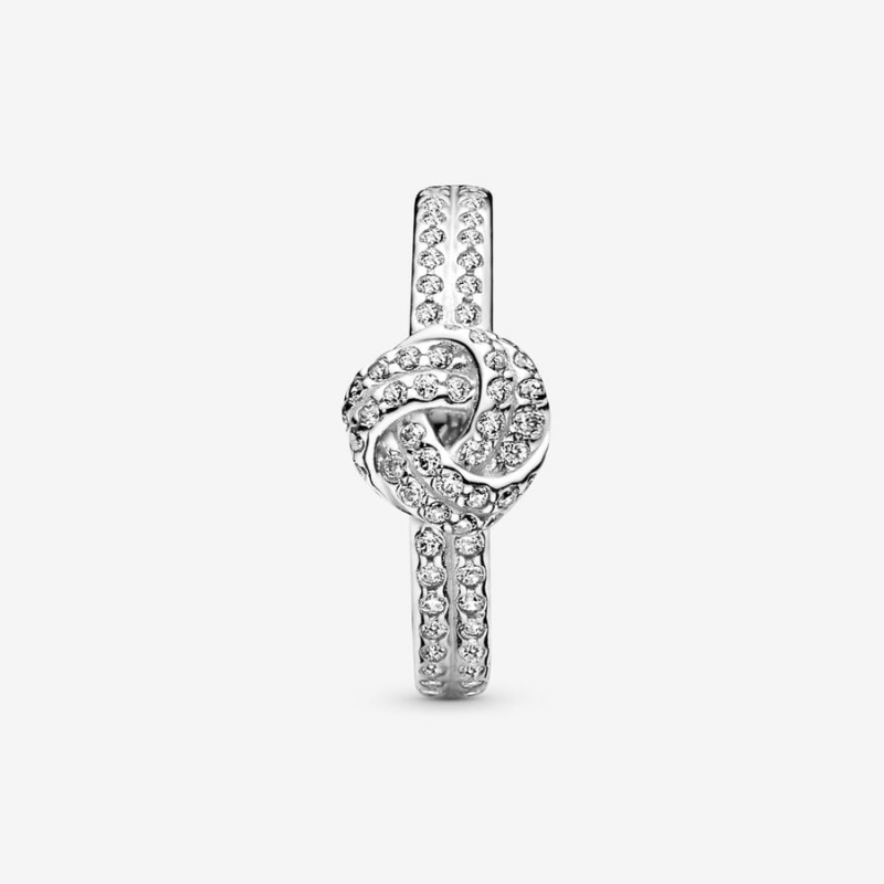 Pandora Shimmering Knot Ring - FINAL SALE Sterling Silver | 870LOEUDH