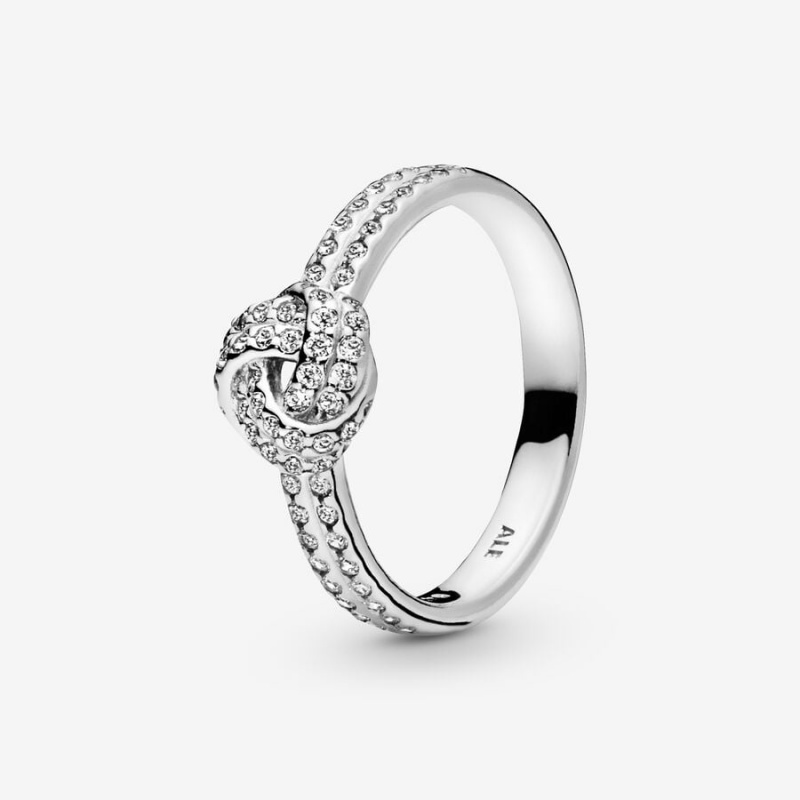 Pandora Shimmering Knot Ring - FINAL SALE Sterling Silver | 870LOEUDH