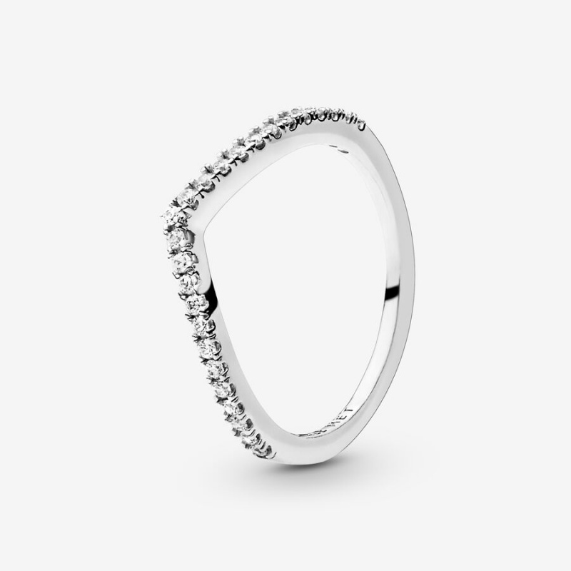 Pandora Shimmering Wishbone Ring Set | 058PGOEIV