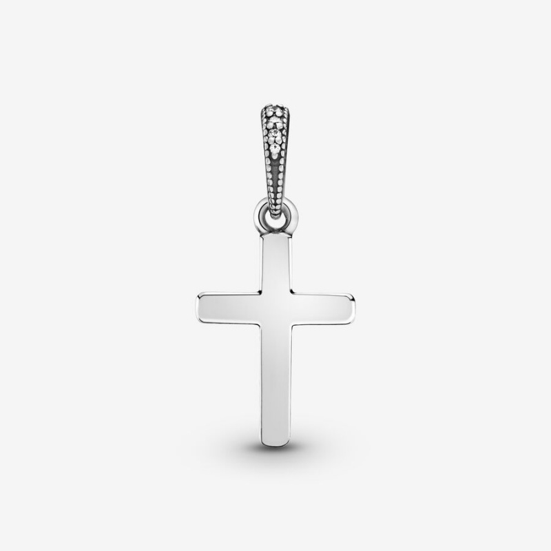 Pandora Sparkling Cross Pendant Sterling Silver | 341LYTFBV