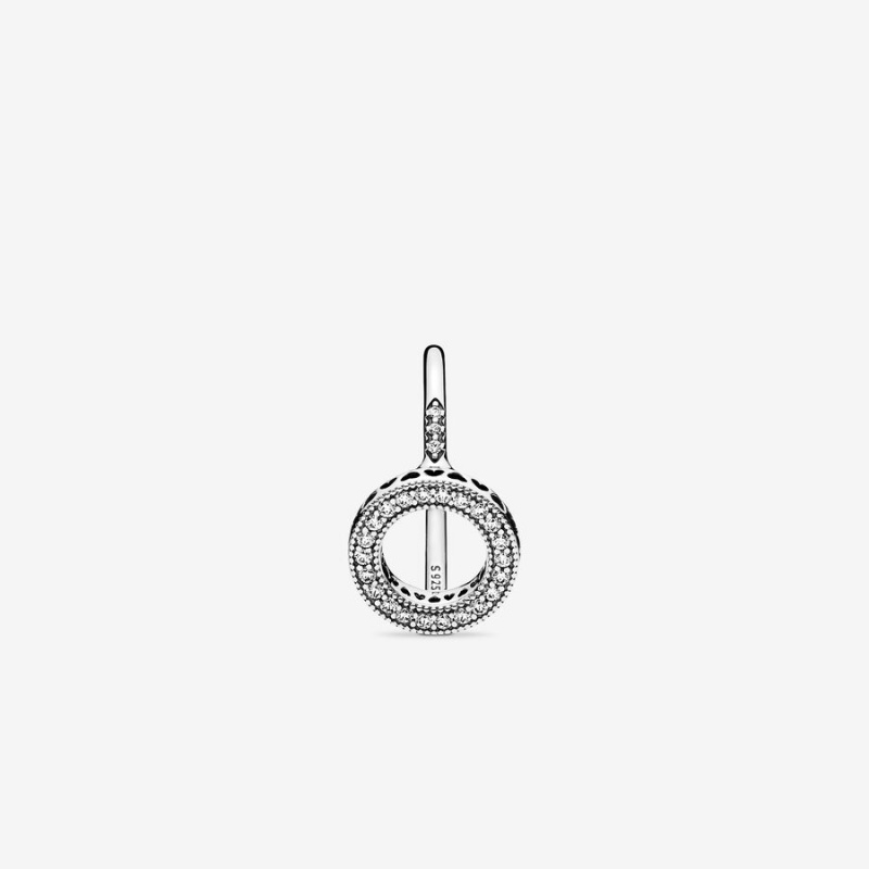 Pandora Sparkling Halo Ring Sterling Silver | 308ASUGET