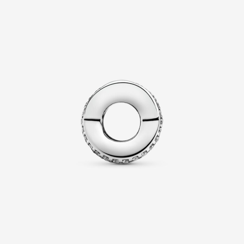 Pandora Sparkling and Polished Lines Spacer Charm Sterling Silver | 831RPDXAE