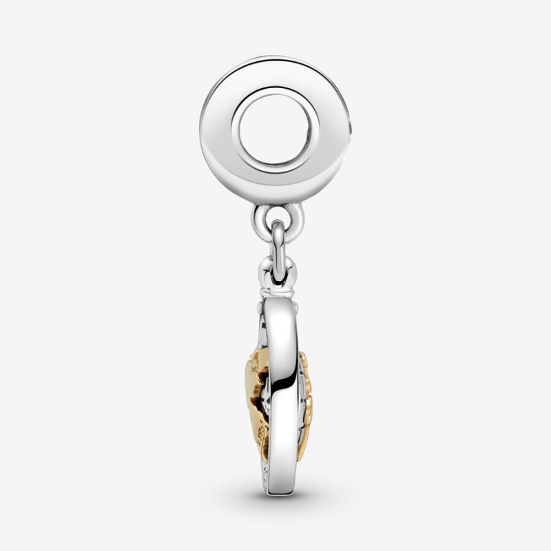 Pandora Spinning World Dangle Charm - FINAL SALE Two-tone | 419XBSPFY