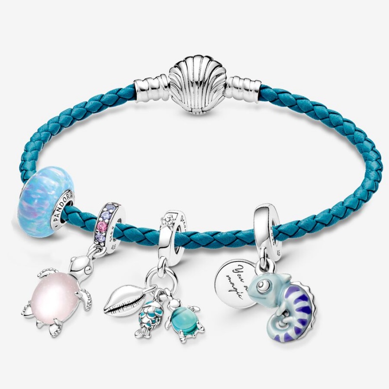 Pandora Summer Friends Charm Bracelet Set | 590MKHYLX