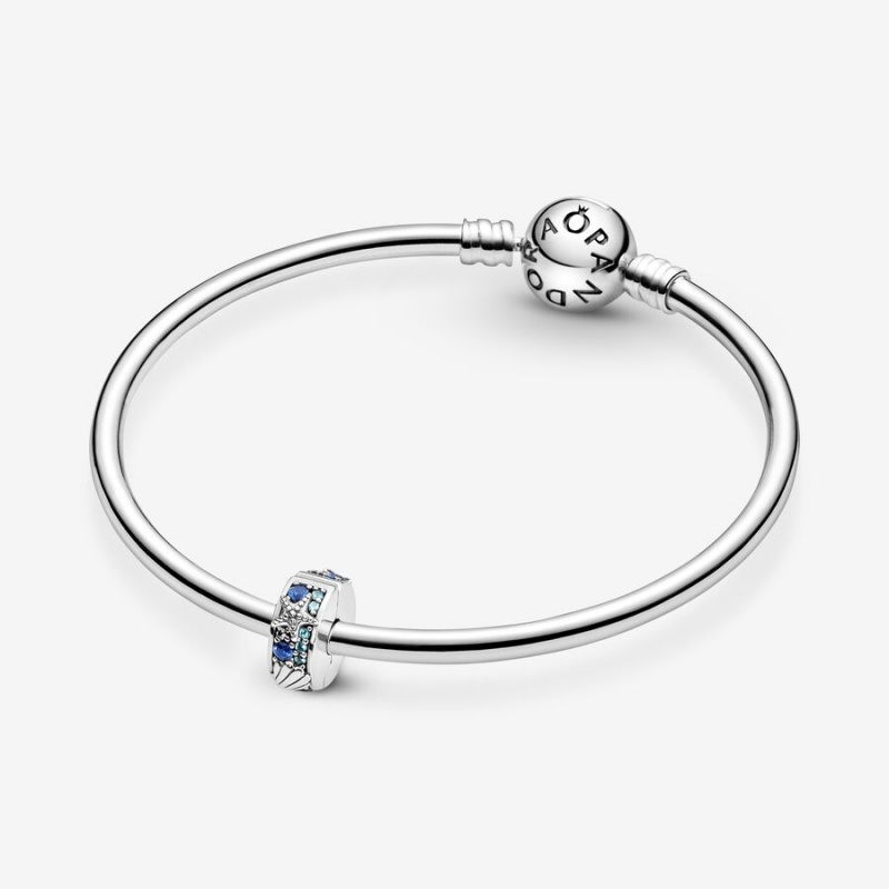 Pandora Tropical Starfish & Shell Clip Charm Sterling Silver | 340FKDQGP