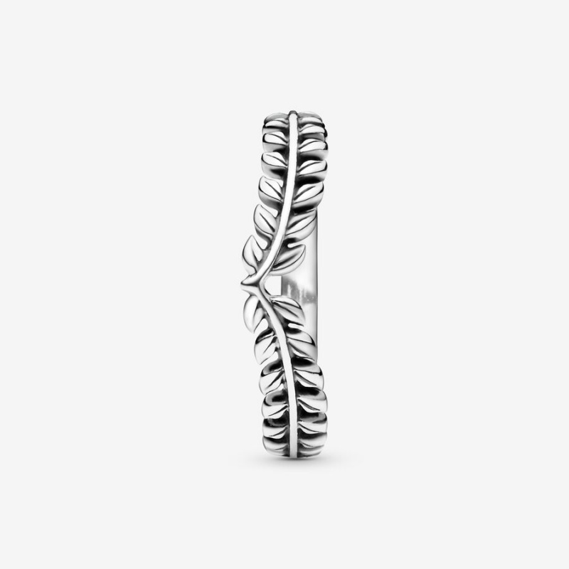 Pandora Wheat Grains Wishbone Ring Sterling Silver | 056FZYTBD